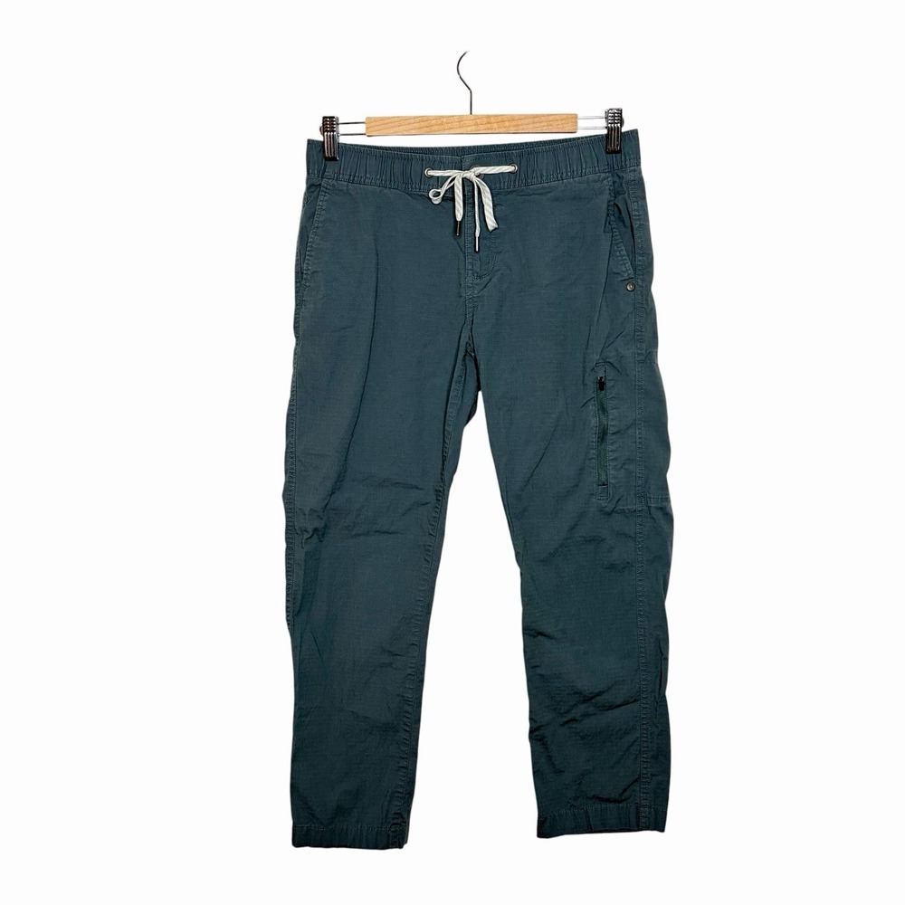 Vuori Ripstop Pants Blue Womens Small Tapered Ankle Utility VW401 Granola Hiking